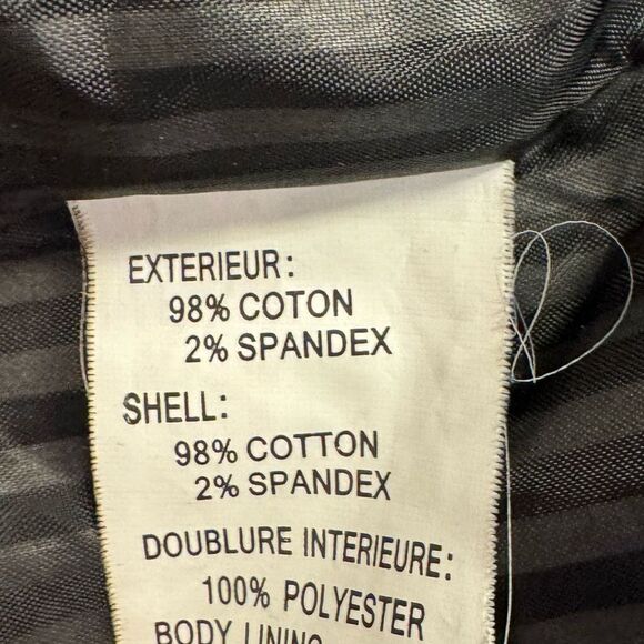 Armor Jeans black velvet jacket sz XL - Picture 6 of 10